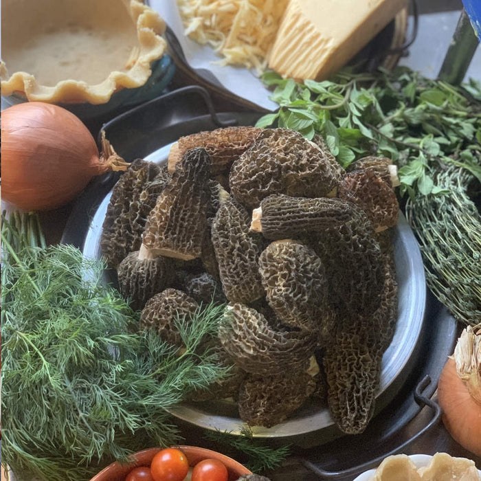Morel Wild Mushroom Quiche (V)(GF)