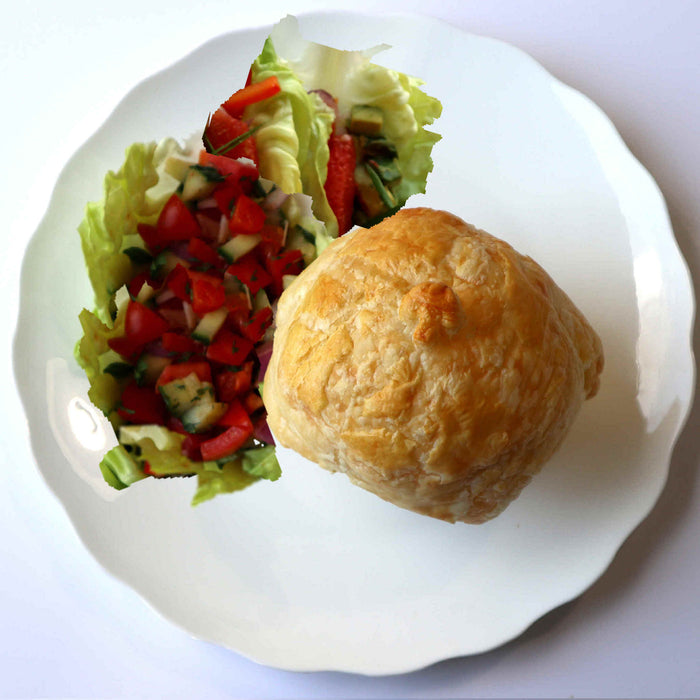 Mushroom Pot Pie w/Salad and Side Dish (V)