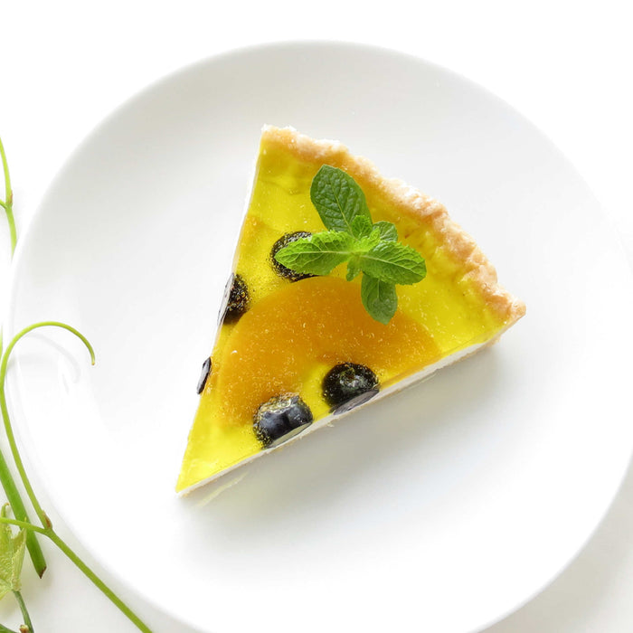 Peach Blueberry Transparent Tart