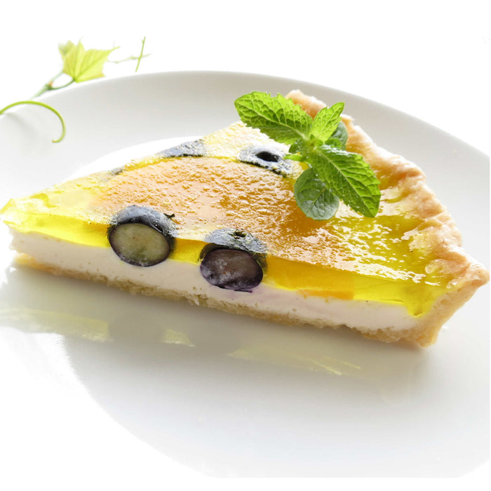 Peach Blueberry Transparent Tart