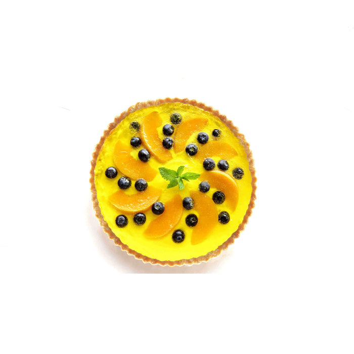 Peach Blueberry Transparent Tart