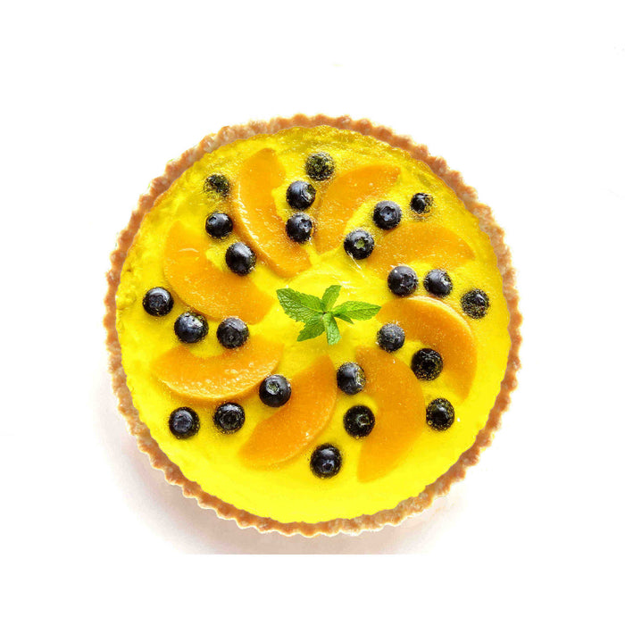 Peach Blueberry Transparent Tart