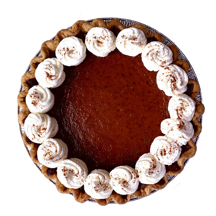 Signature Pumpkin Whole Pie Express with Cream Chantilly (V)