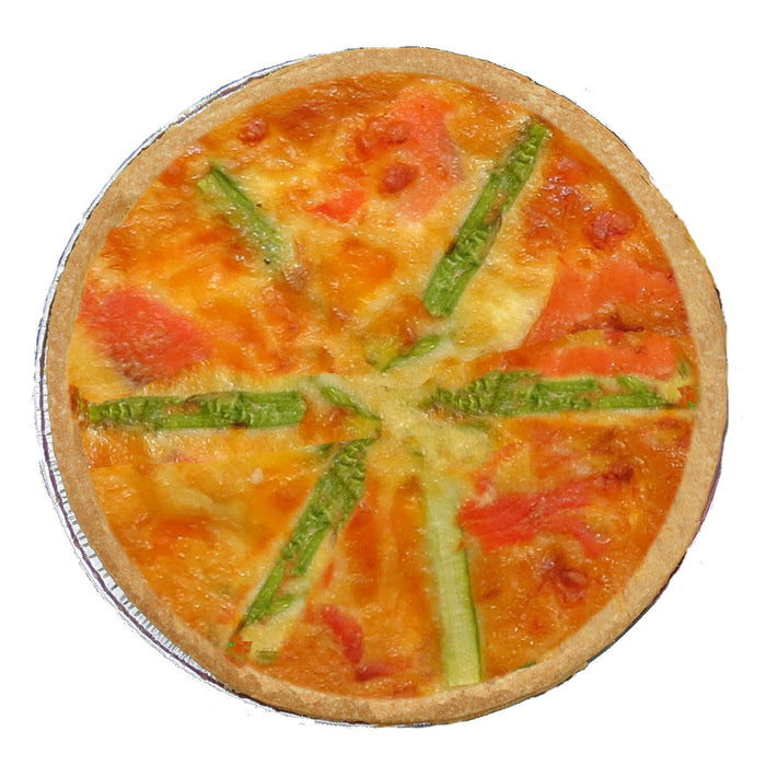 Asparagus & Red Pepper Quiche