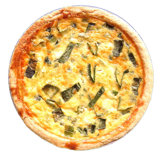 Leek & Goat Cheese Quiche (V)