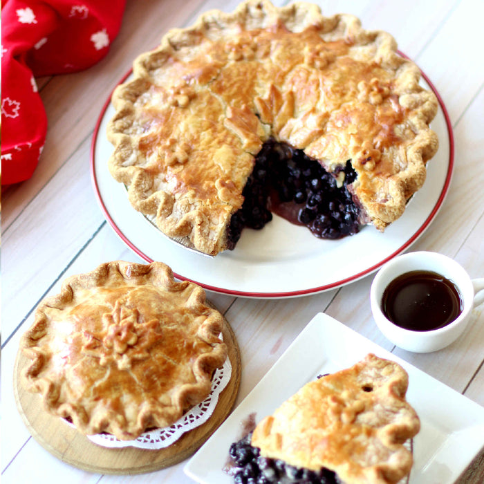 Saskatoon Berry Pie (V)