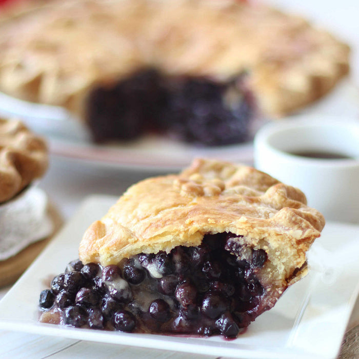 Saskatoon Berry Pie (V)