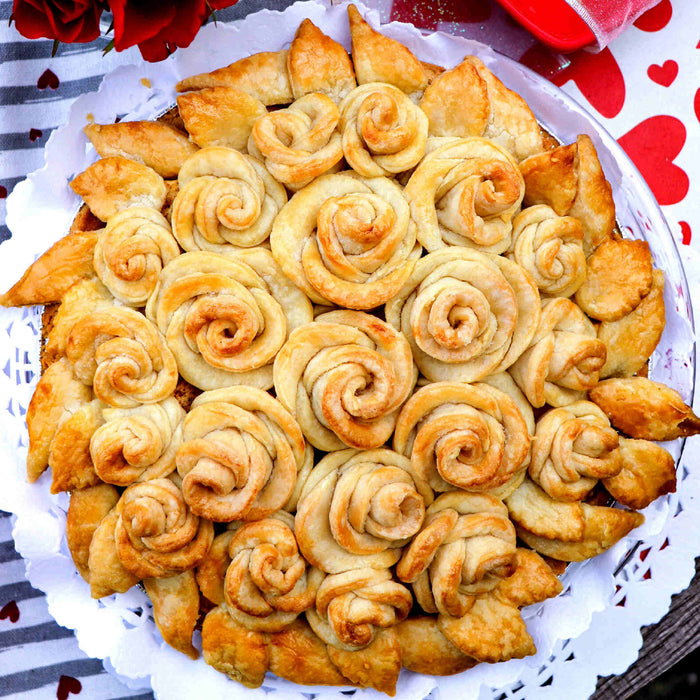 Thousand Rose Apple Pie (V)