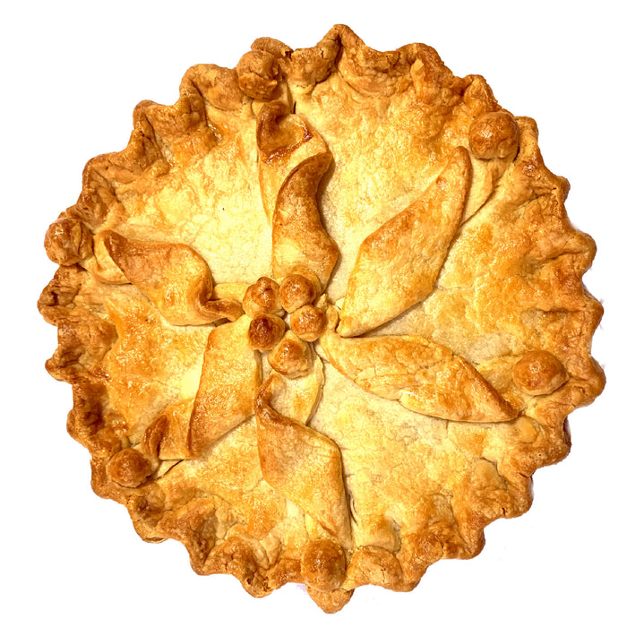 Decorated Tourtiere Pie (French Canadian Meat Pie)